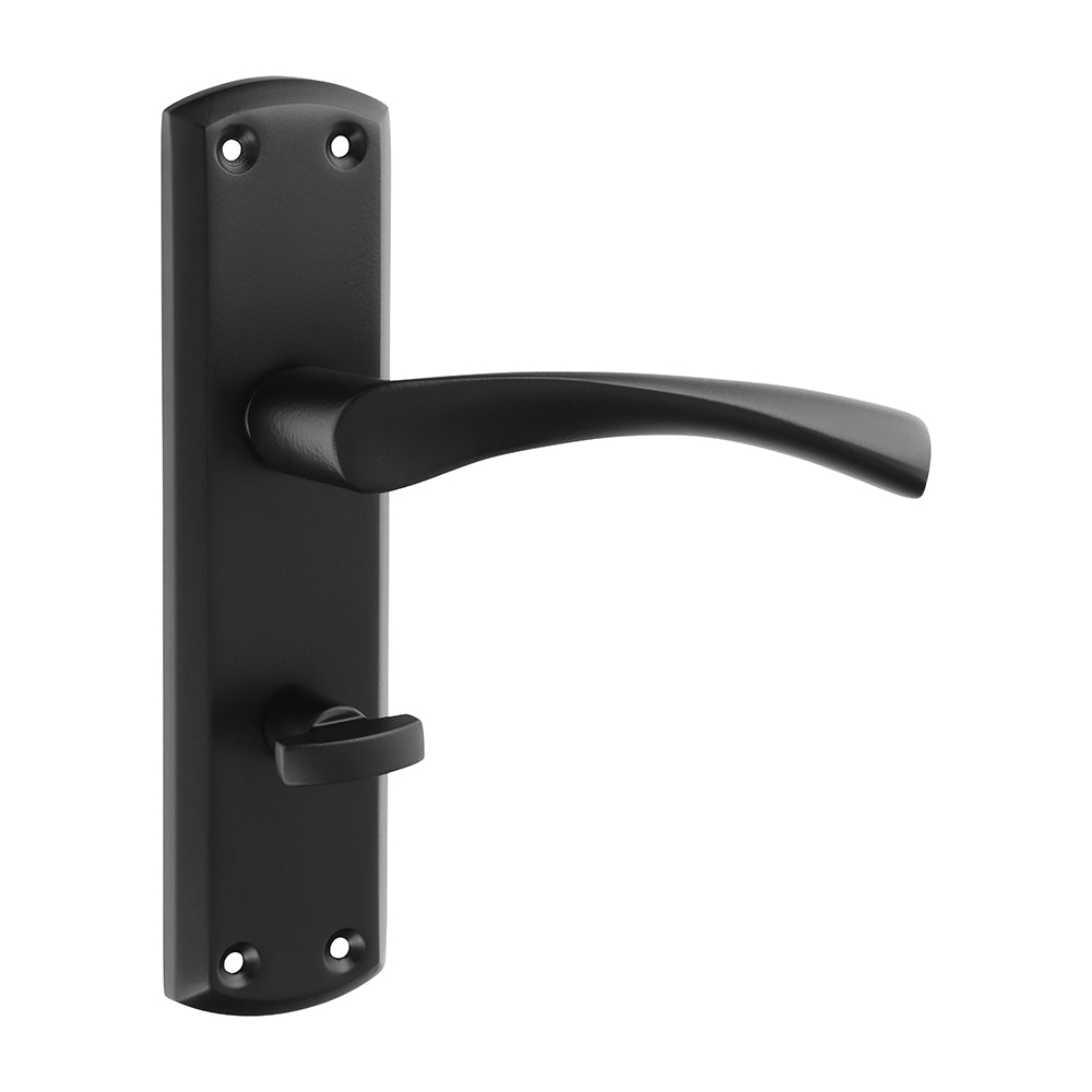 Zeta Bathroom Handles - Matt Black 175 x 45 200335