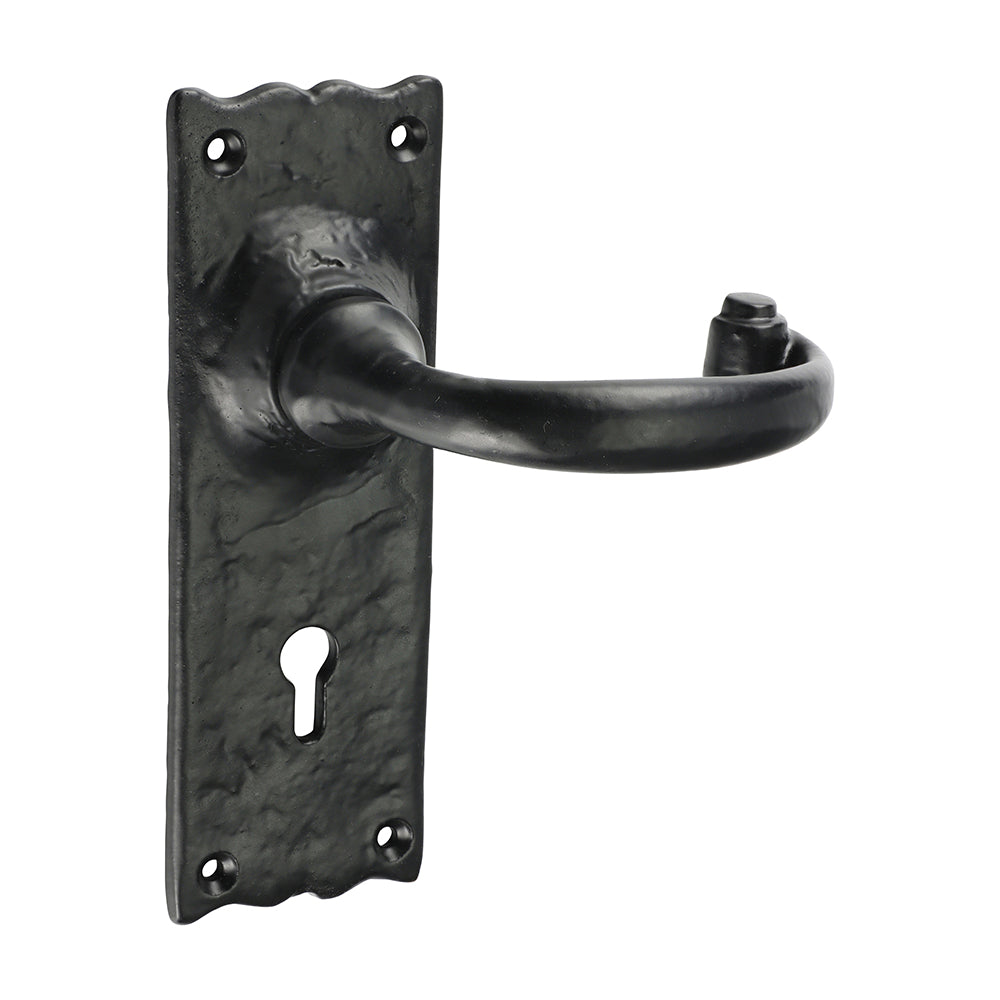 155 x 54 Trad Lock Handle Ant Black 200898