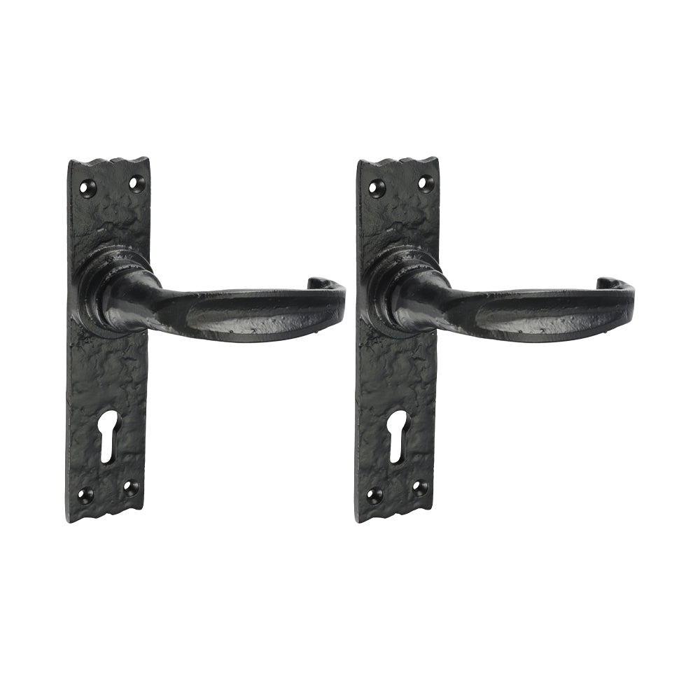 155 x 37 Narrow Lock Handle Ant Black 200966