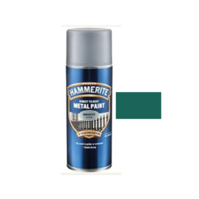 Hammerite Smoothrite Spray D/Green 400ml