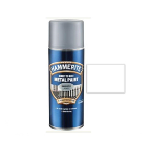 Hammerite Smoothrite Spray White 400ml