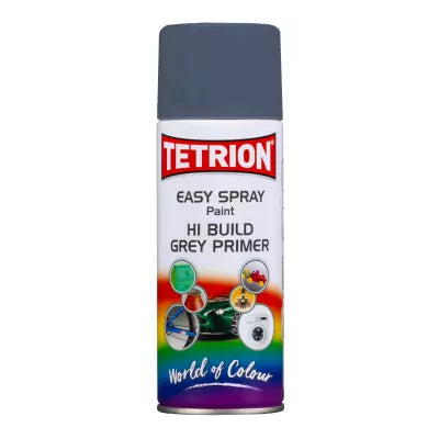 400ml Tetrion Easy Hi Build Grey Primer Spray TETEASYGP