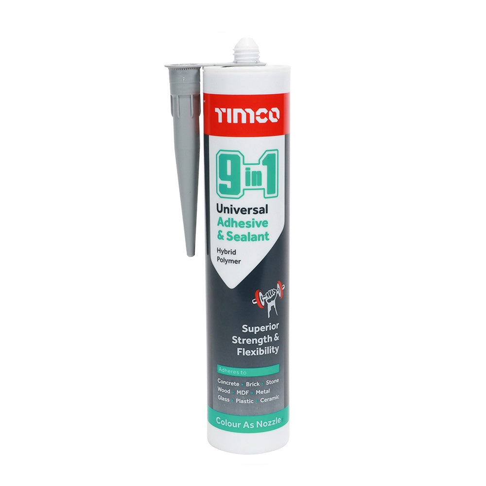 9in1 Adhesive & Sealant Grey 290ml 247357