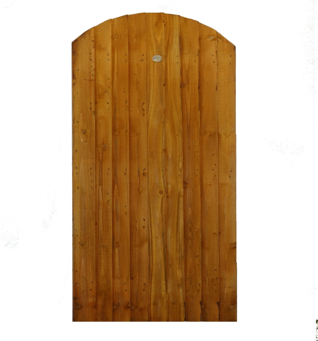 915 x 1750 Feather Edge Arch Top Gate