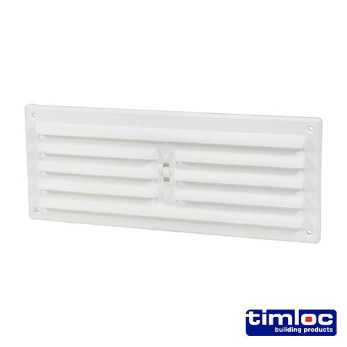 Hit and Miss Grille Vent White 242 x 89 LOC1208W