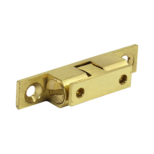 43mm Double Ball Catch Brass TIMCO DBC40BRASSP