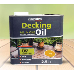 Barretine Decking Treatment2.5Lt Clear