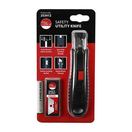 Safety Utility Knife 60 x 19 x 0.6 253412