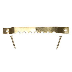 63mm Sawtooth & Nails E/Brass TIMCO STOOTH63P