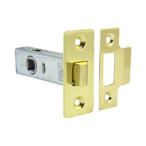 63mm Tubular Latch TB Brass TIMCO TLBRASS63P