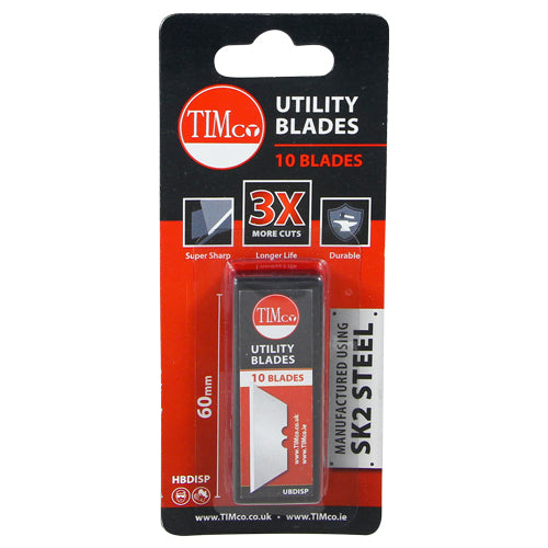 TIMCO UTILITY BLADES (10) UBDISP
